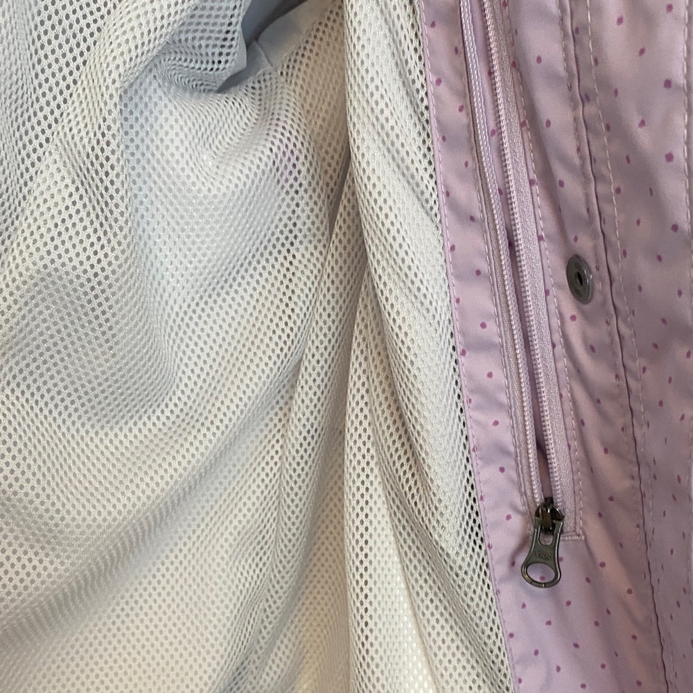 Columbia Omni Tech Women's Light Purple Hooded Rain Coat - Picture 5 of 10